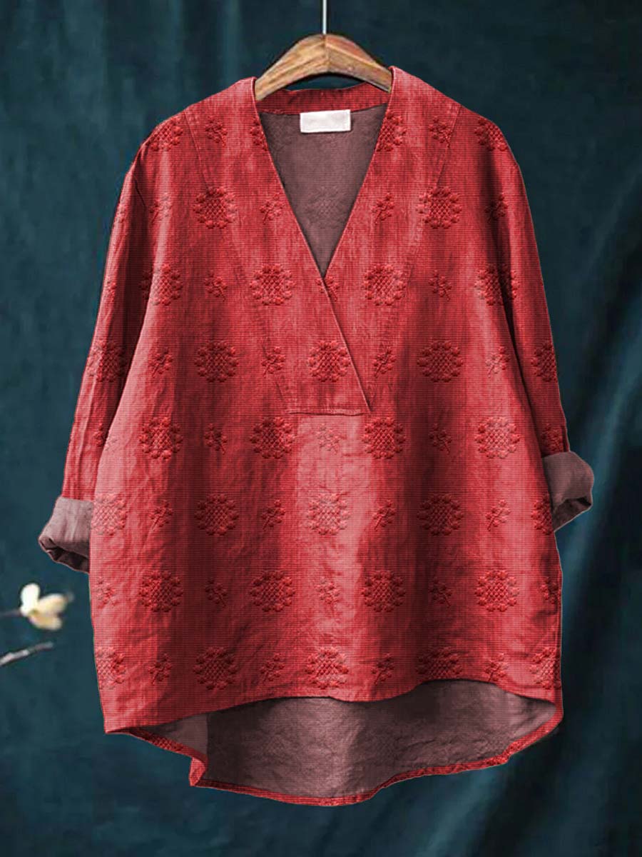 Esmeray | Women's long-sleeve blouse – loose fit, lightweight and wrinkle-resistant