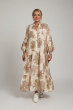 Boho maxi dress with a flared hem – relaxed, summer style with natural, feminine charm