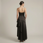 Janina | Elegancka Damska Sukienka Maxi z Wysokim Rozcięciem – Suknia Wieczorowa