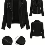 Nova | Quilted Motorcycle Jacket for Women - Long Sleeve Motorcycle Jacket