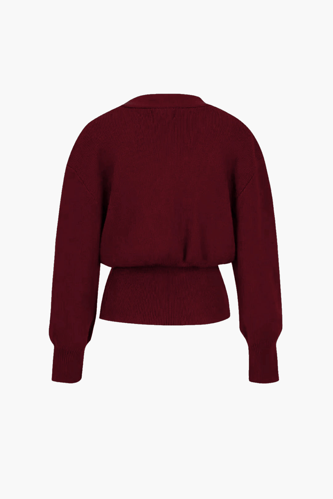 Maristel | Damski elegancki sweter dzianinowy – ozdobne złote guziki