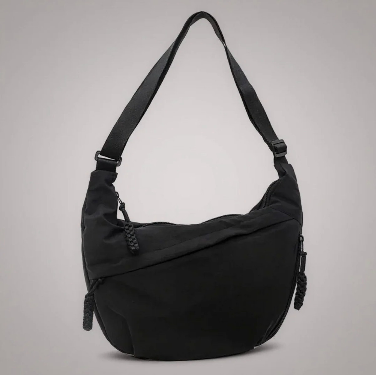 cJolie | Damska torba na ramię w kolorze oliwkowym – nylonowa torba crossbody