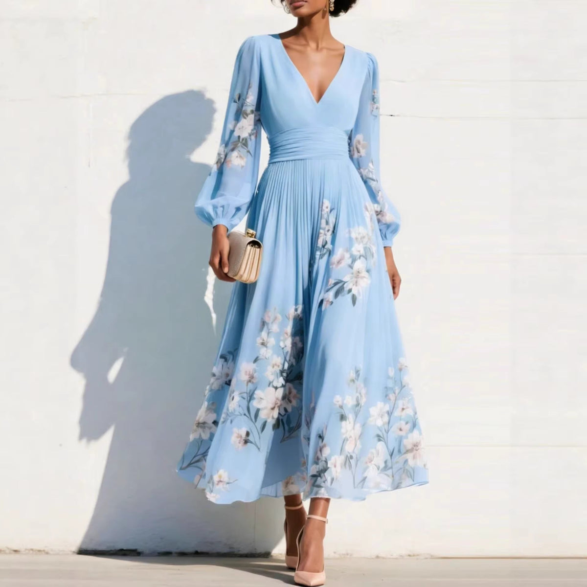 Lotte™ | Stylish Flowy Midi Dress