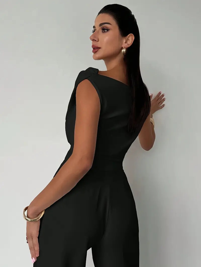 Zorelle | Elegancka damska bluzka z drapowanymi ramionami