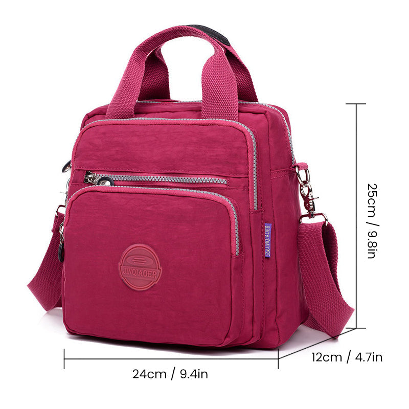 Wasylisa | Wodoodporna torba crossbody 3 w 1, która może służyć jako torba na ramię i torebka ręczna
