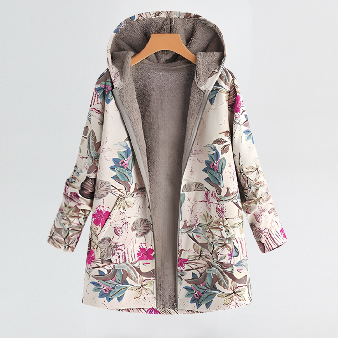 Nereida | Women's vintage floral jacket – loose fit