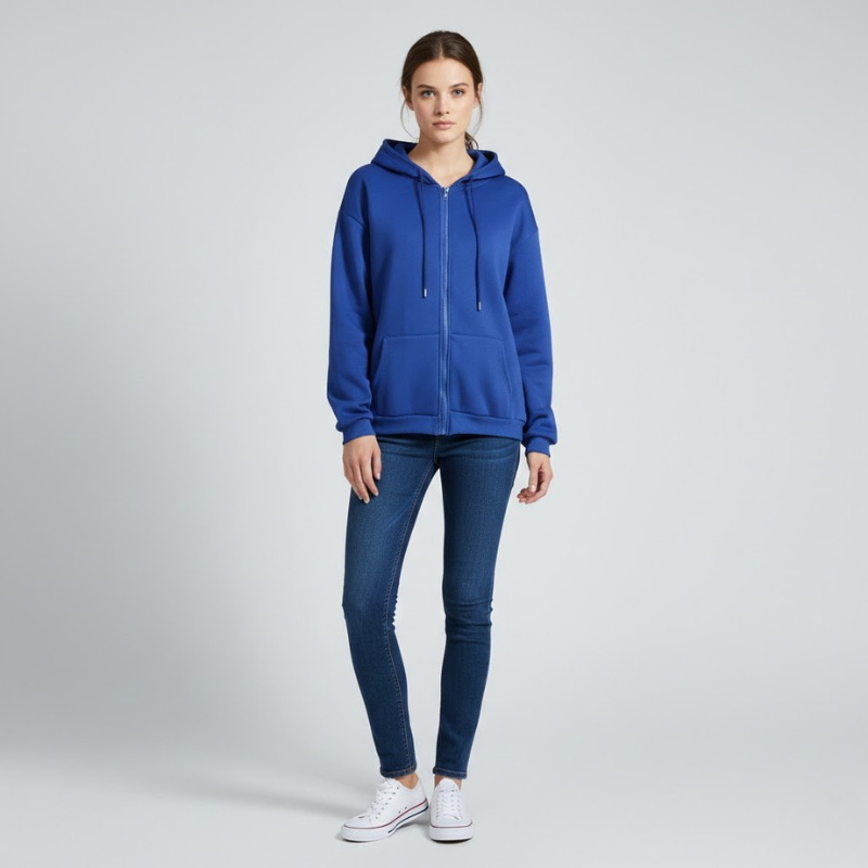 Lekka damska kurtka zapinana na zamek – idealna do noszenia warstwowego w sezonie