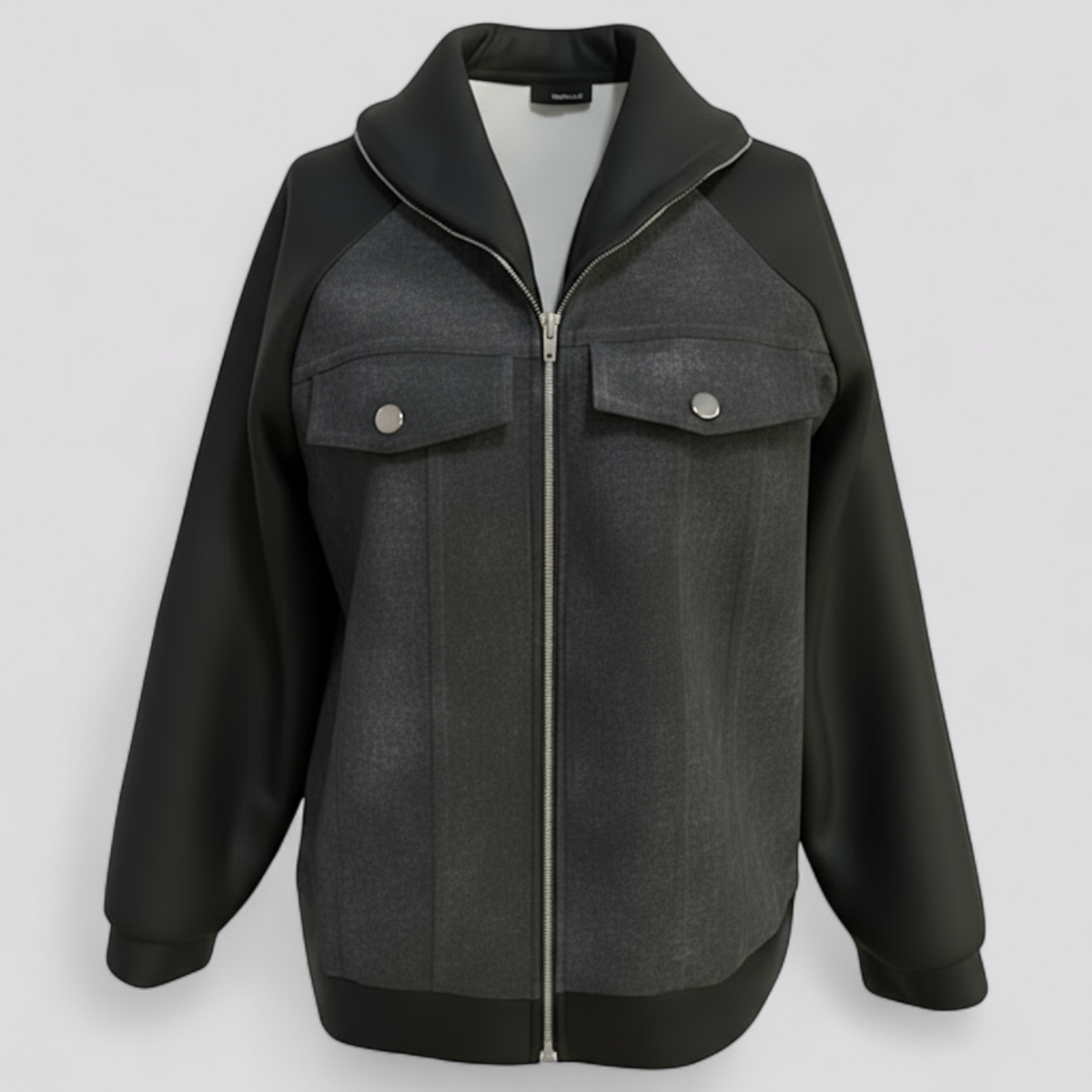 Jessalyn | Elegant Women's V-Neck Jacket – Long-Sleeved Polyester Jacket