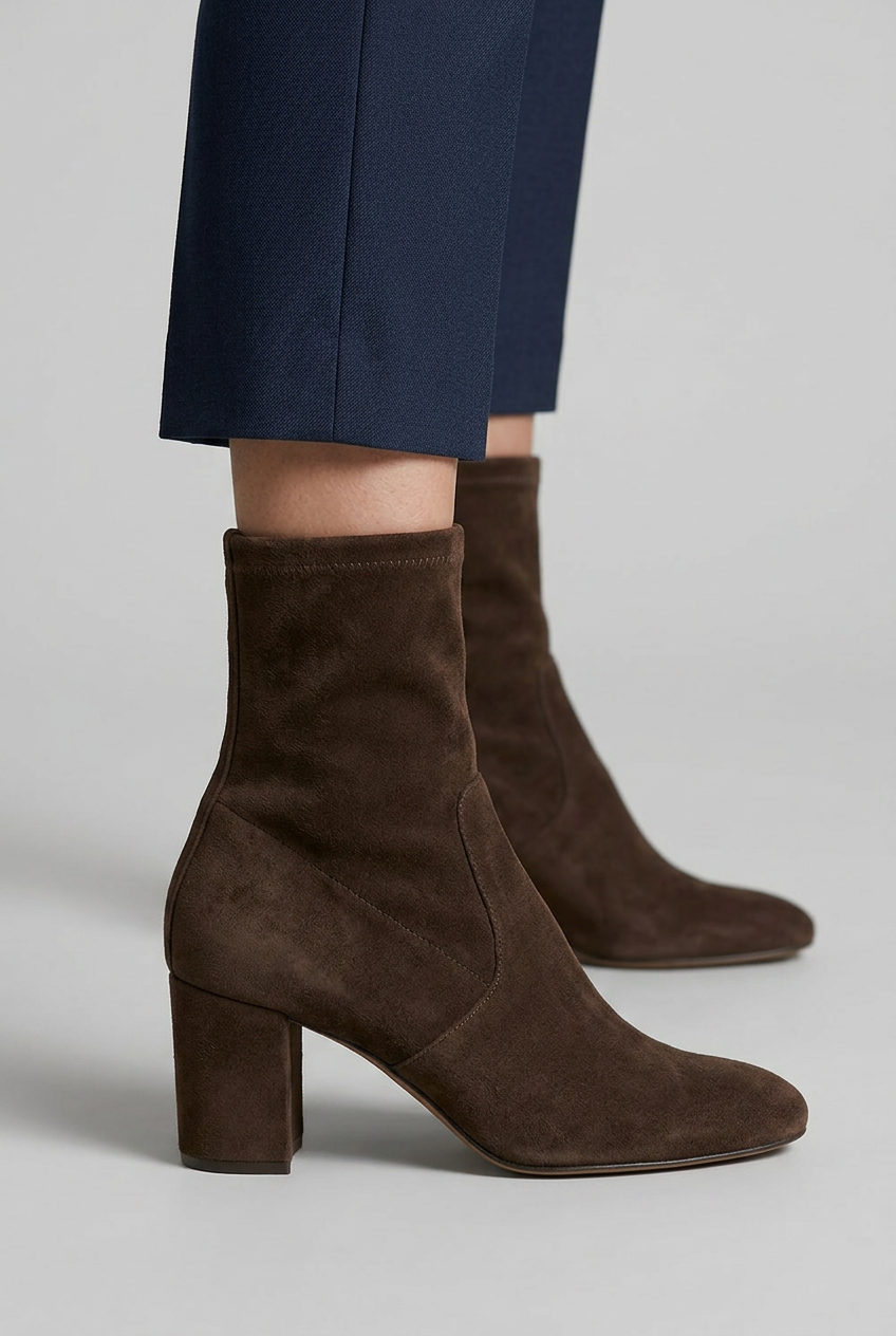 Odelia | Damskie ortopedyczne buty na obcasie – gruby obcas, botki