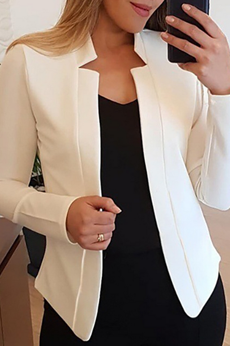Mirela | Elegancki różowy płaszcz damski – dopasowany płaszcz jednorzędowy