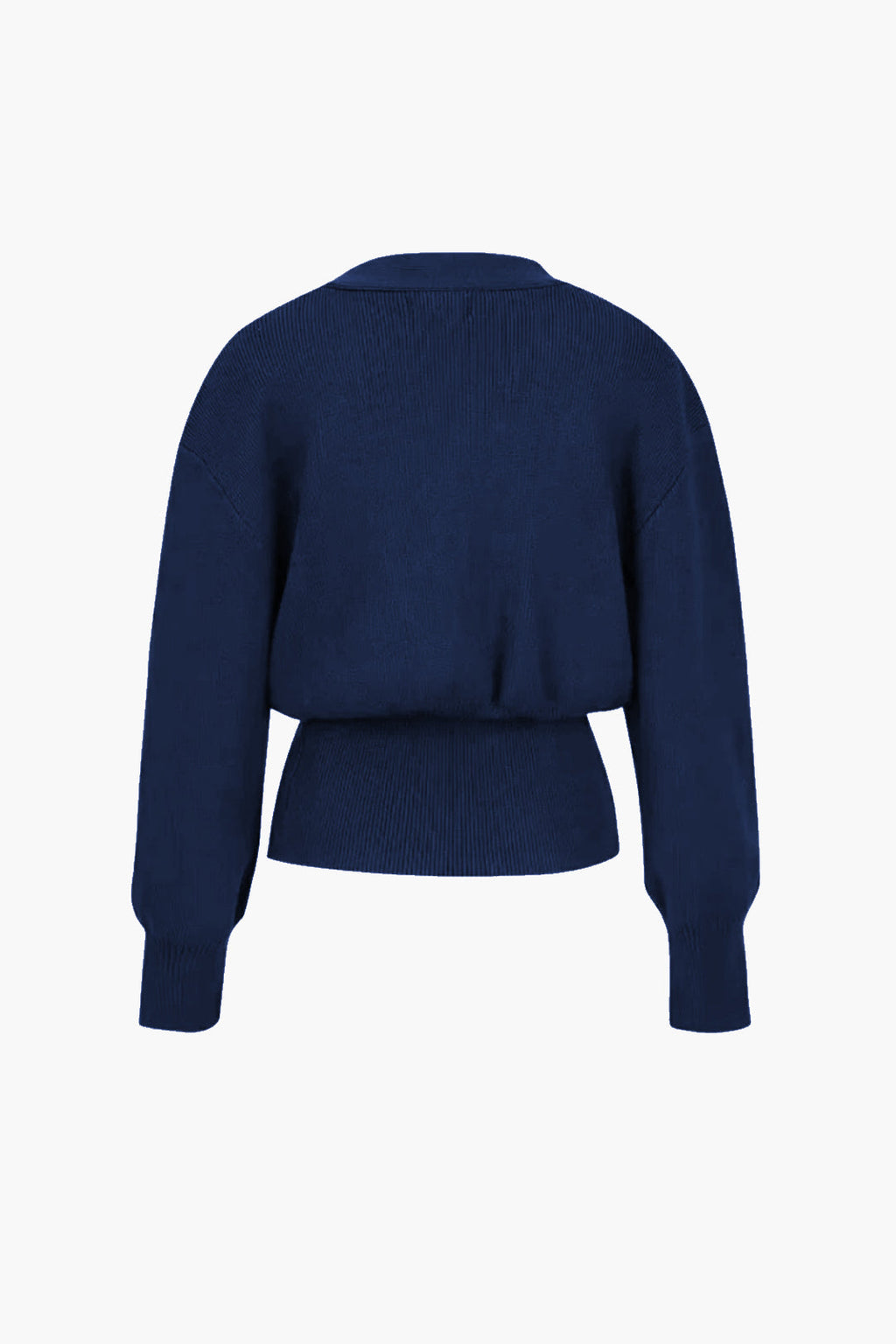 Maristel | Damski elegancki sweter dzianinowy – ozdobne złote guziki