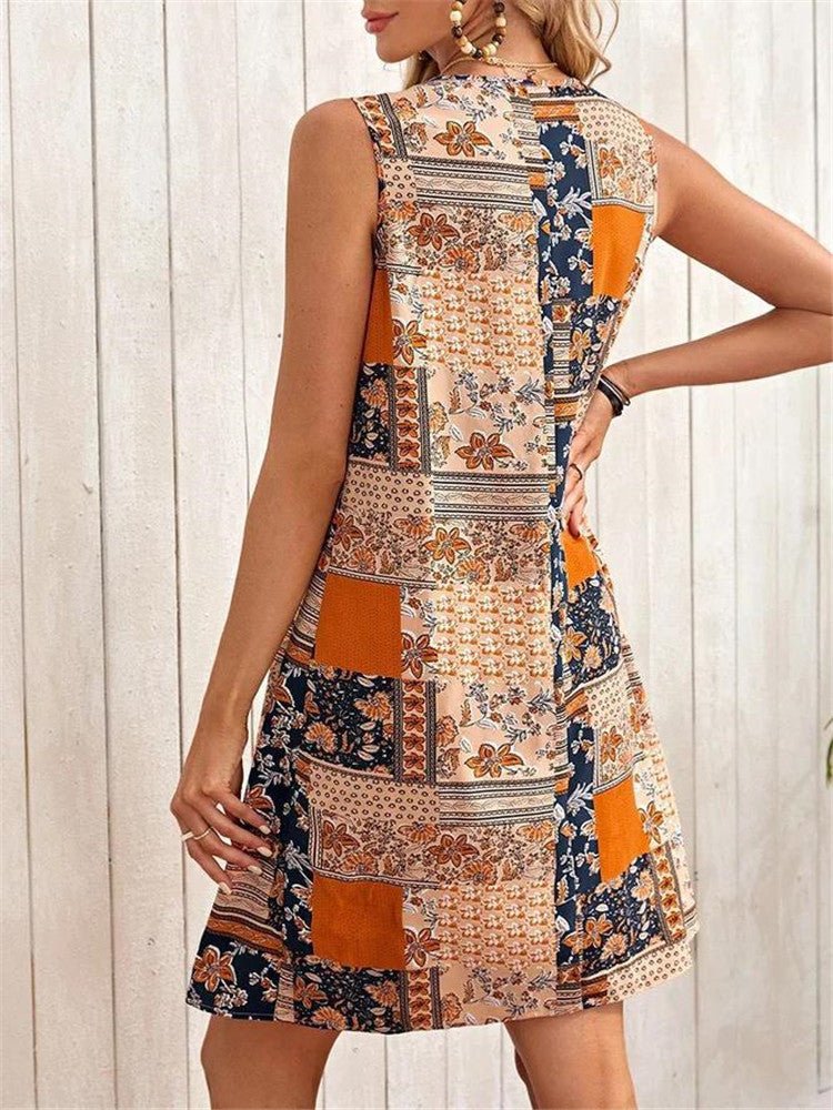 Damska tunika w stylu boho – luźna, letnia sukienka w swobodnym stylu