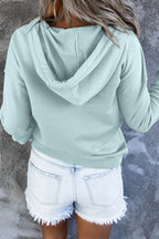 Aeloria | Bluza z kapturem ze sznurkiem do regulacji – Casualowy model typu pullover