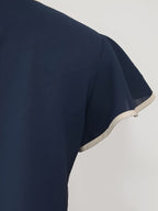 Elegant women's blouse with puffed sleeves - chic, airy, and lightweight blouse