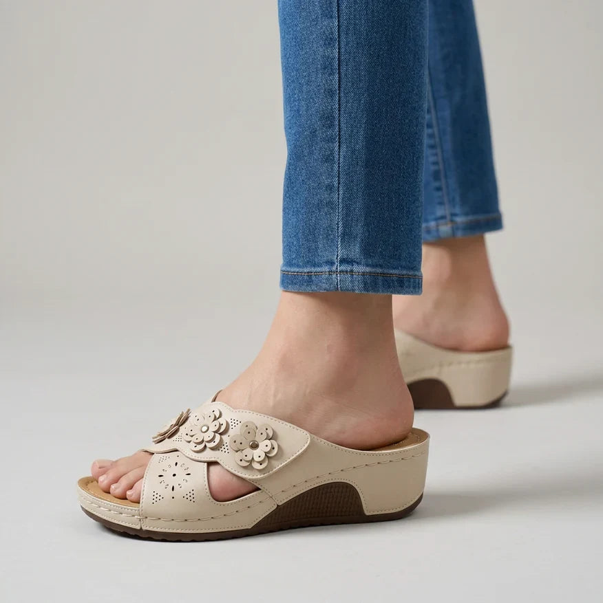 Rielle | Wygodne kapcie damskie – lekkie buty na platformie z amortyzacją