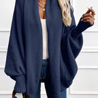 Zadie | Women’s Mid-Length Cardigan – Loose Fit Shawl Collar Jacket