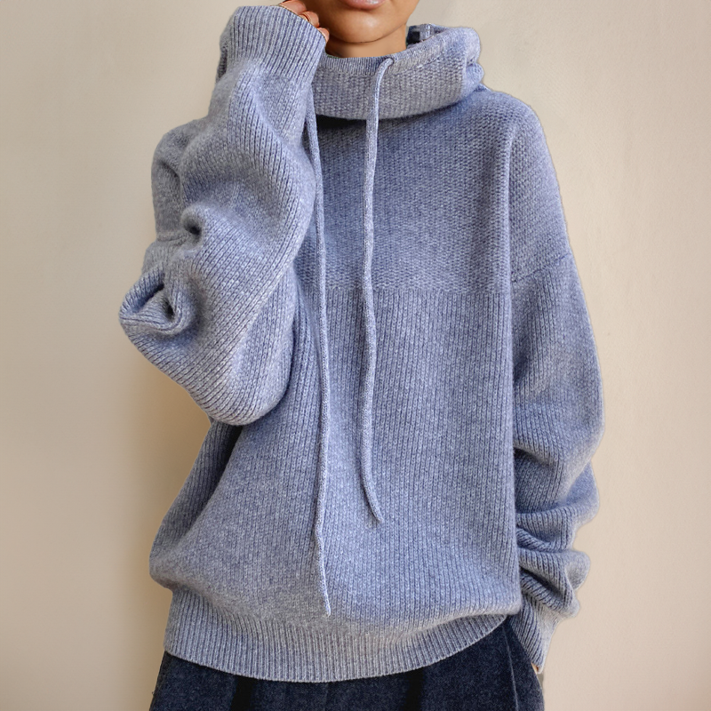 Maeve | Damska, przytulna bluza z kapturem z dzianiny – miękka, swobodna bluza
