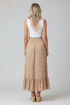 Spódnica damska Free-Spirit Boho Maxi – zwiewny fason z guzikami z przodu