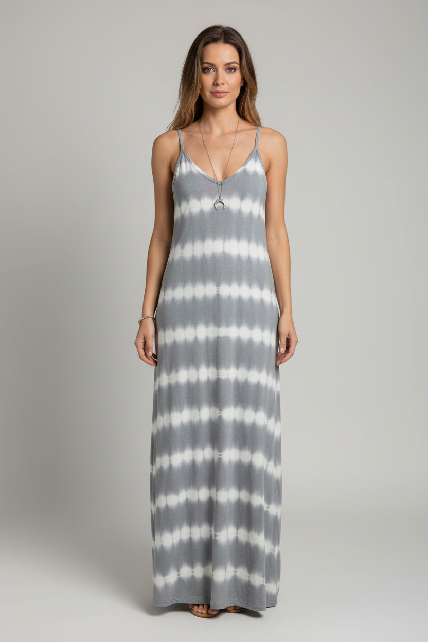 Damska sukienka maxi w stylu boho flow – lekka, elegancka sukienka letnia