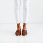 Women's Braided Slip-On Loafers – Chic, Casual, Comfortable Flat Shoes
