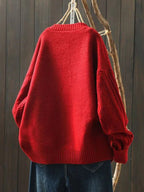 Majka | Women's Oversize Sweater Vest - Cable Knit Sweater